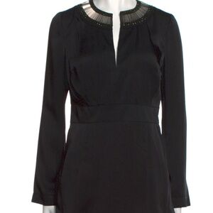 Tory Burch V Neck Long Sleeve Tunic SZ US 2 - XS